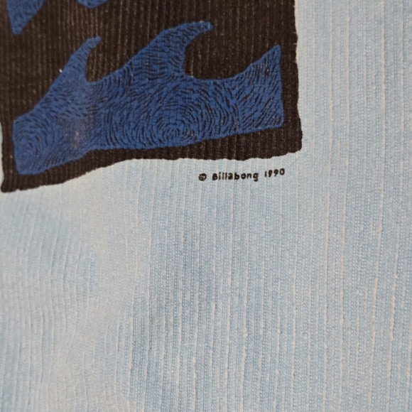 VINTAGE Billabong Jacket Mens Large Two Tone Blue Surf Skate 90s Corduroy - Picture 5 of 10